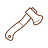 icons8-hacha-pequeña-100 Corte, ensamblado de madera