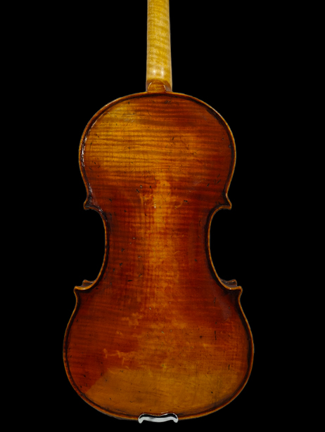 Creaciones especiales Luthier Galicia Vicente Martin Luthier A voz das Illas modelo Illa de medal violin trasera